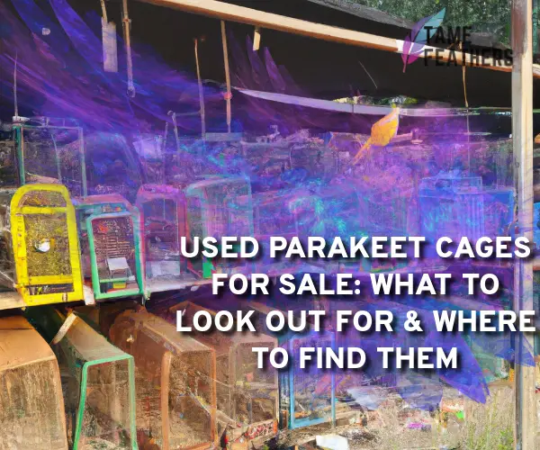 used parakeet cages for sale