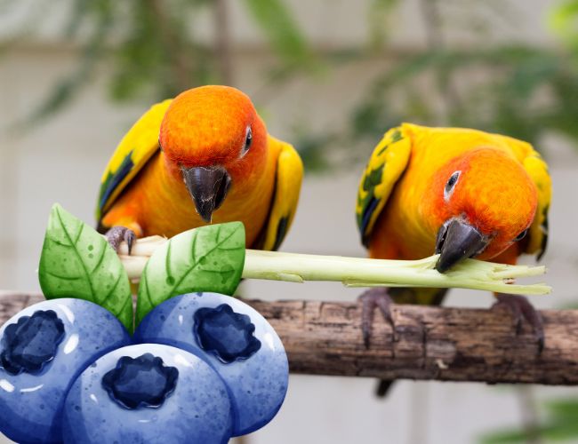 So, Can You Feed blueberries To Conures?